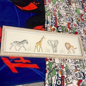 Baby Room Zoo Animal Portrait. Loved having in my babies room hope to pass it on